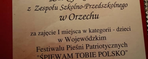 Wojewódzki Konkurs Piesni Patriotycznej 