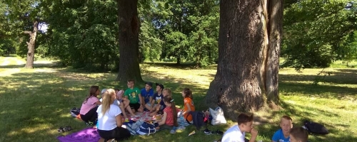 Piknik kl Va w Parku w Świerklańcu